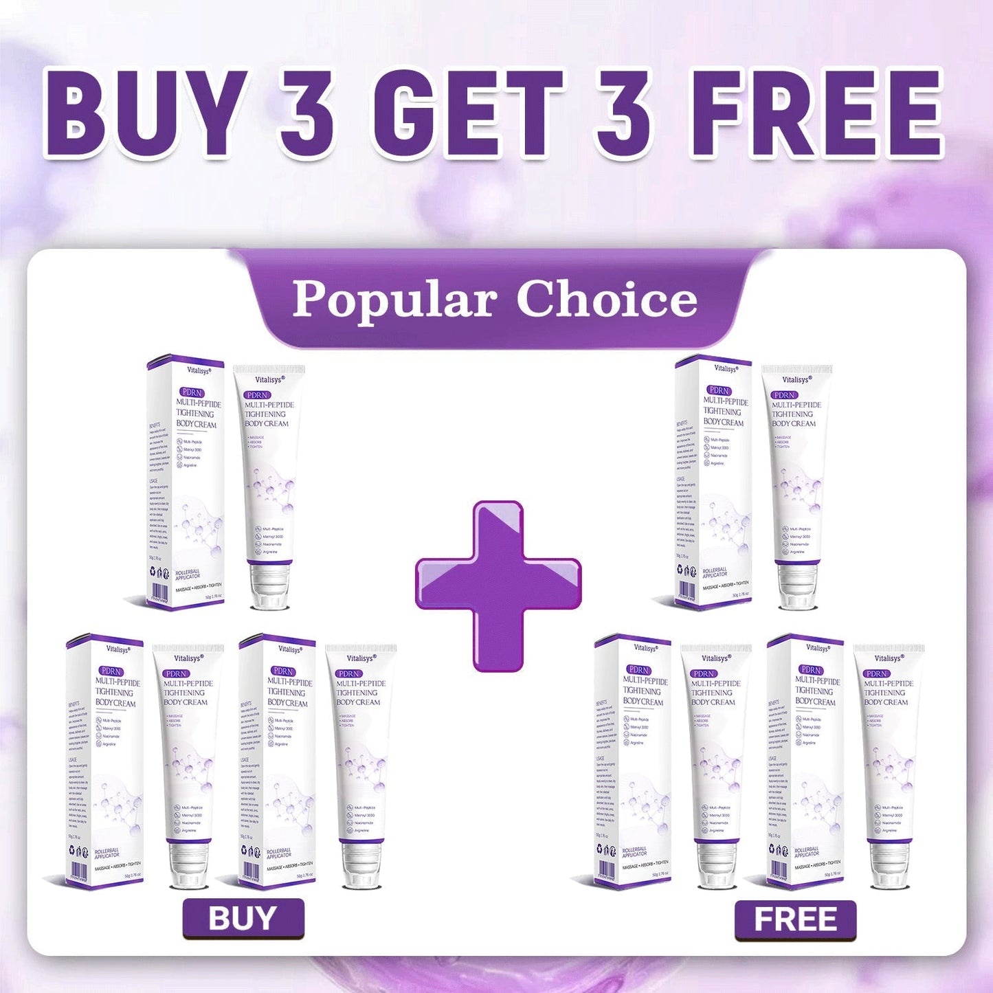 𝐏𝐡𝐚𝐫𝐦𝐚𝐜𝐢𝐬𝐭 𝐫𝐞𝐜𝐨𝐦𝐦𝐞𝐧𝐝𝐞𝐝✨ 𝐕𝐢𝐭𝐚𝗹𝒊𝒔𝒚𝒔® 💕 𝗣𝗗𝗥𝐍 𝐌𝐮𝗹𝘁𝗶-𝗣𝗲𝗽𝘁𝗶𝗱𝐞 𝐌𝐚𝐬𝐬𝐚𝐠𝐢𝐧𝐠 𝐁𝐨𝐝𝐲 𝐑𝐨𝐥𝐥𝐞𝐫 𝐂𝐫𝐞𝐚𝐦- Anti-aging, Hydrating, Skin Firming & Lifting, Skin Repair, Even Tone, Acne and Dark Spot Treatment, Wart and Mole Removal, and Psoriasis Relief.